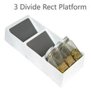 Plastic Spice Rack Kitchen Drawer Organizer Cabinet Drawers 3 Slanted Tiers OZ