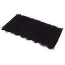 3 Yards Crafts Black Eyelash Lace Trim Floral Sewing Dress Making 22cm Width