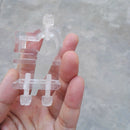 Clear Acrylic Aquarium Fish Tank Water Hose Pipe Fixing Clip Tube Clamp Holder