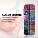 2000pcs/box Rhinestone Crystals Embroidery Accessories DIY Painting Tool Diamond
