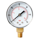 Radial Pressure Gauge for Air Oil Water TS-Y508 0-60psi 0-4bar 1/8BSPT Kit