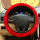 DIY Car Winter Warm Soft Plush Furry Elastic Steering Protector Cover Wheel Q1M6