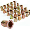 25 x M6 threaded rivets threaded insert threaded galvanized steel screws se W7B7