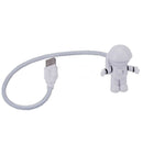 Popualr Flexible Astronaut LED USB Night Light Mini Lamp for Laptop Reading MO