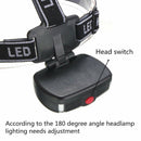 Mini COB LED Headlamp 3 Modes Headlight Head Flashlight Torch Outdoor Camping
