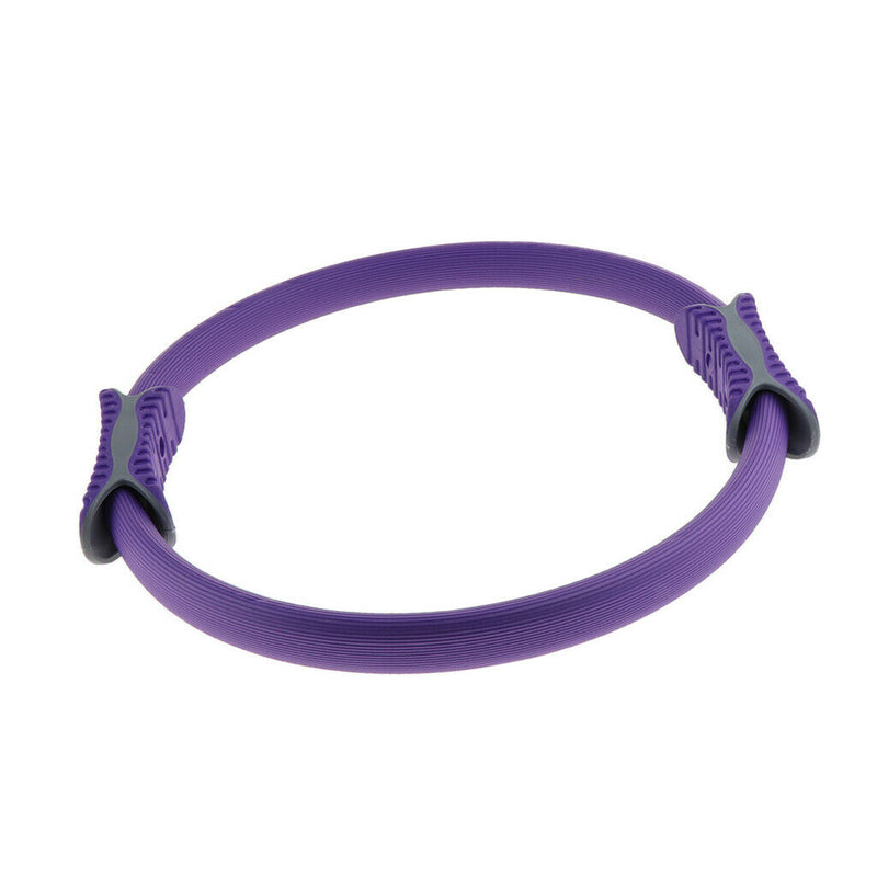 Dual Grip Pilates Ring Full Body Toning Fitness Magic Circle Exercise Purple