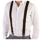 5X(Unisex Clip on Suspender Elastic Y-Shape Back Formal Adjustable Braces, A7W3)
