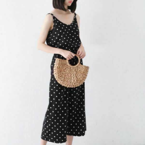 Women Bag Korean Foreign of Corn Skin The Semicircle Art Beach Bag Travel P N2G7