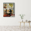 Painting By Numbers Kit DIY Dating Couple Hand Paint Canvas Oil Art Picture