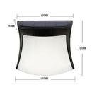 2pcs LED Waterproof Solar Light Wall Lamps Household Garden Decorative