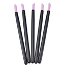 5pcs/lot nail art quartz scrubs stone cuticle remover stick pen polish black ME