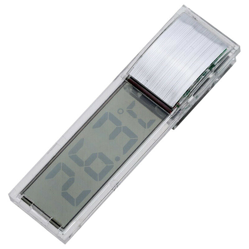 Mini Transparent Digital Thermometer LED Temperature Meter for Aquarium W7I6