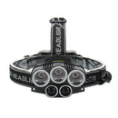 3x T6+2x XPE LED Headlight 6 Modes Rechargeable Head Lamp Torch Flashlight