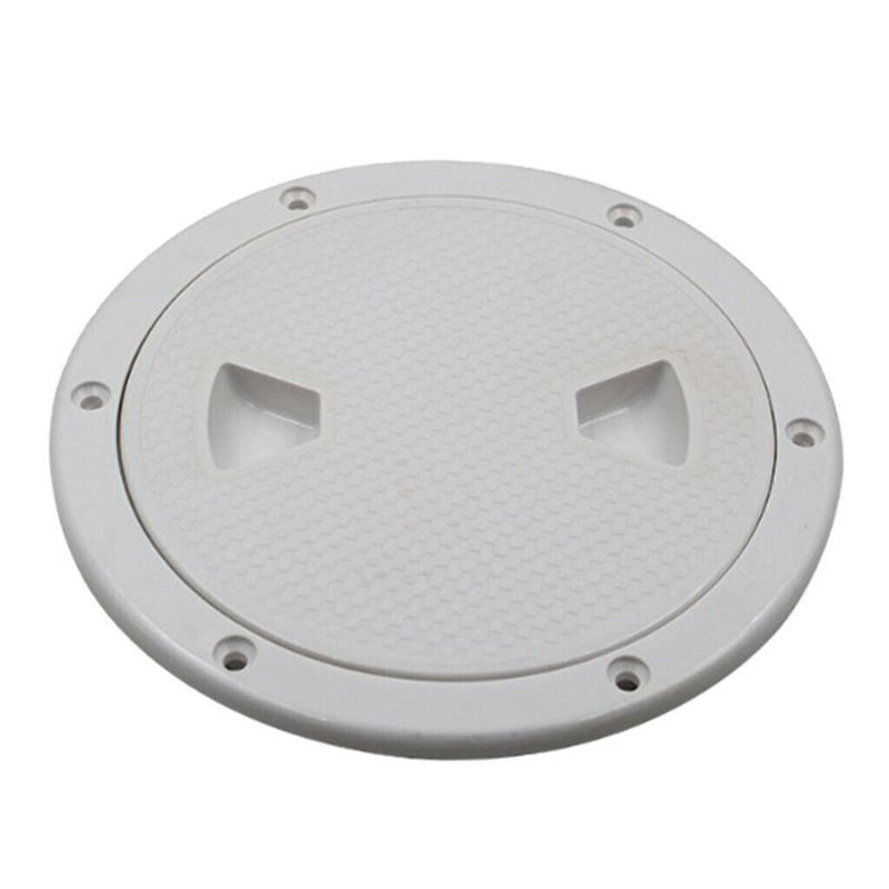White Non Slip 6" Deck Inspection Hatch For Marine Corrosion Resistant
