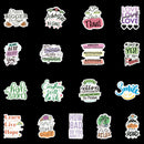 100pc Excitation Inspirational Stickers Snowboard Laptop Luggage Guitar Suit Hn