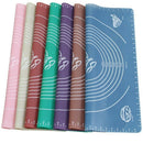 1 pc Silicone Roll Cut Mat Sugarcraft Fondant Clay Pastry Icing Dough Cake