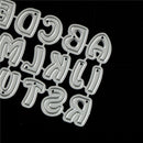 26Pcs Capital Letters Metal Cutting Dies For DIY Scrapbooking Album Paper  V.ES