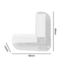 12pcs Children Safety Silicone Table Corner Cover Desk Corner Guards Pads A
