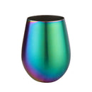 Stainless Steel Wine Glass Coffee Tea Mug Beer Tumbler Milk Drinking Cup 500ml