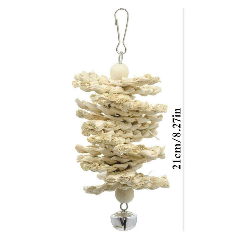 Set Of 15 Bird Parrots Stand Swing Chew Toys For