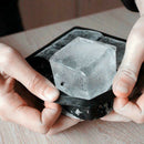 Silicone Ice Cube Square jumbo king Size Big Black Mould Large Mold TrayB Gw