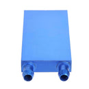 80x40x12mm Aluminium CPU Graphics Card Hard Disk Water Cooling Cooler Waterb A