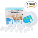 8Pcs stop snoring nose vents clip anti snore sleep apnea nasal dilators devi3C