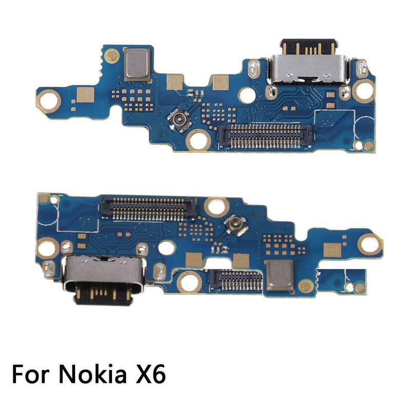 For nokia X6 TA-1099 USB charging port charger dock mic flex cable circuit bo ME