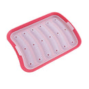 DIY Sausage Making Mold Silicone Burger Hot Dog Maker Mould Patty Maker Red