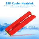 M.2 NGFF/NVMe SSD Cooler Heatsink Aluminum Alloy HDD Thermal Cooling Pad