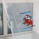 Kids Car Cartoon Voile Panel Sheer Scarf Curtain Door Room Window Drape Divider