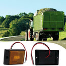LED 12V Car Bus Truck Lorry Side Marker Light Indicator Lamp Amber Lens
