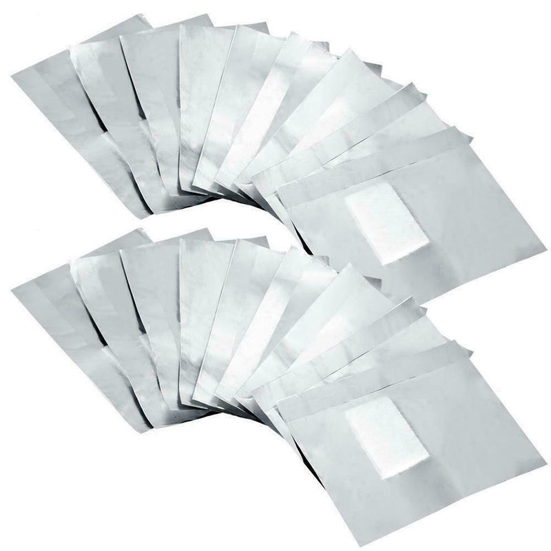 100pc/box Aluminium Foil Nail Art Soak Off Acrylic Polish Nail O3K4 Gel Rem Z1O8