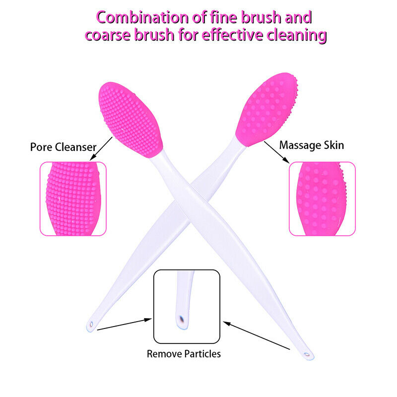 2020 New Silicone Nose brush Washing Face Cleaning Black Remove Facial Massa Hn