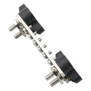 2x6 Way Screw Bus Bar 100A 48V M4 Screw M6 Stud Terminal Busbar for Marine