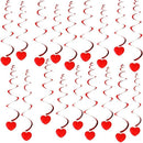 18 Hanging Heart Swirls - Valentines Day Decorations - Valentines Day Hangi