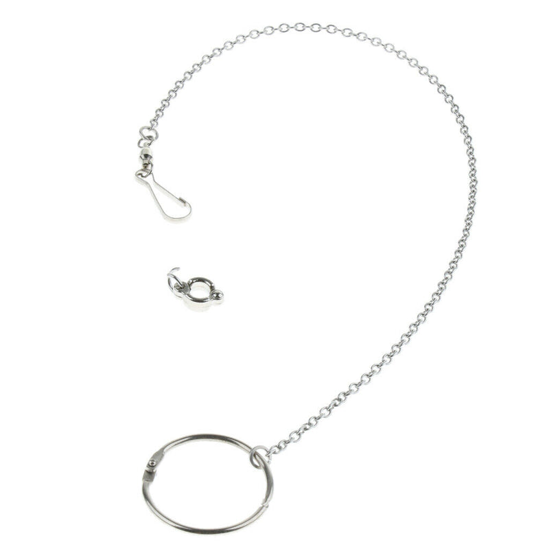 3x Parrot Stainless Steel Eight Rings Anklet Animal Bird Cockatiel