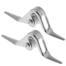 2pcs Stainless Steel Fishing Roller Guides Jigging Rod Guides