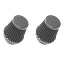 2Pcs 60mm Universal Filter Intake Air Cleaner for Motorcycle ATV Dirt Bike