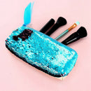 2X(Summer Women Cosmetic Bag Fashion Sequins Female Makeup Pouch Pencil Cas