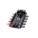 4 Pin PWM Fan HUB Splitter Chassis Four Cooler Fan Temperature Controller Board