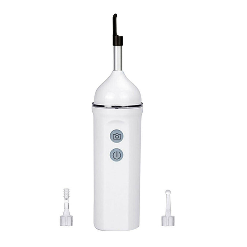 WiFi Wireless Visual Earpick HD Earwax Clean Tool Cleaning Scoop 5.3mm White