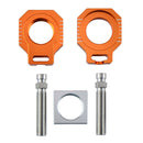 Rear Axle Blocks Chain Adjuster For 125 250 300 350 450 525 530 Exc Excf Xc