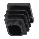Square Table Chair Leg Feet Tube Pipe Insert Cap 16mmx16mm 30pcs Black E7P4