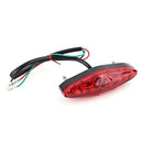 Motorcycle Rear Tail Light,15 LED RED Stop Running Brake Rear Tail Light Un
