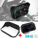 Motorcycle Speedometer Sun Visor Display Glare Shield Protection Film for B H8Q2