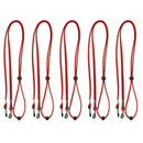 5pcs Sports Eyeglasses Strap Neck Cord Sunglasses String Lanyard Holder Red