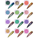 Nail Peacock Powder Nail Mirror Glitter Powder Nail Color Powder Nail Art D S9L2