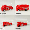 Pull Back Fire Truck Pretend Play Water Tanker Models Kids Educational Toys  Z