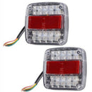 26LED Stop Rear Tail Reverse Light Indicator License Plate Lamp Truck Trailer OZ